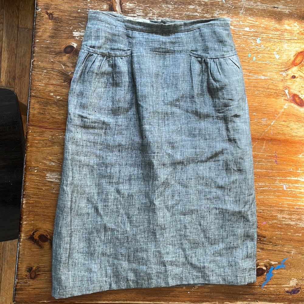 Vintage Giorgio Armani linen skirt